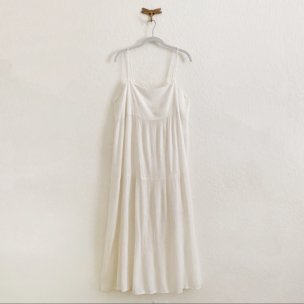 NWOT•CJLA•Lauren Midi Dress in Cream